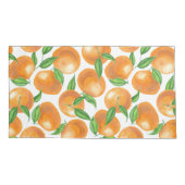 水彩ミカン 枕カバー (裏面-左)