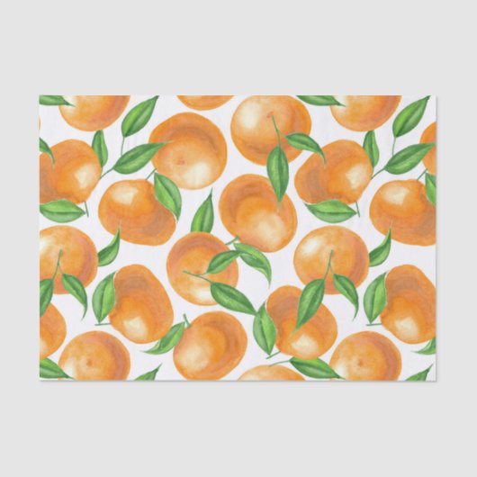 水彩ミカン 薄葉紙 (正面)