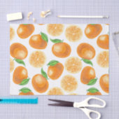 水彩ミカン 薄葉紙 (クラフト)