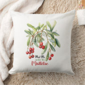 水彩ミスタルトークリスマス クッション (ブランケット)