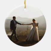 水彩ミスタントークレストモノグラムオーナメント セラミックオーナメント (裏面)