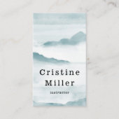 水彩ミスティーマウンテン名刺 名刺 (正面)