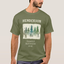 水彩ミスティ木材マッ素朴チングTシャツ Tシャツ