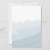 水彩ミスト |リハーサルディナー招待状 招待状 (裏面)