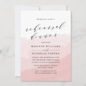 水彩ミスト |リハーサルディナー招待状 招待状 (正面)