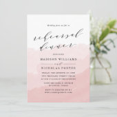 水彩ミスト |リハーサルディナー招待状 招待状 (スタンド正面)