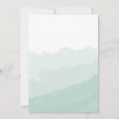 水彩ミスト |リハーサルディナー招待状 招待状 (裏面)