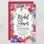 水彩ミックスベリー夏ブライダルシャワー (正面/裏面)