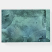 水彩ミニマルなマグノリアの招待状 ゲストブック (裏面)