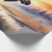 水彩ムースアットサンライズ ラッピングペーパー (角)