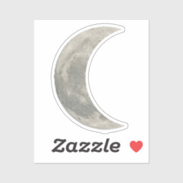 水彩ムーンアウタースペース誕生日パーティーのお気に入り シール