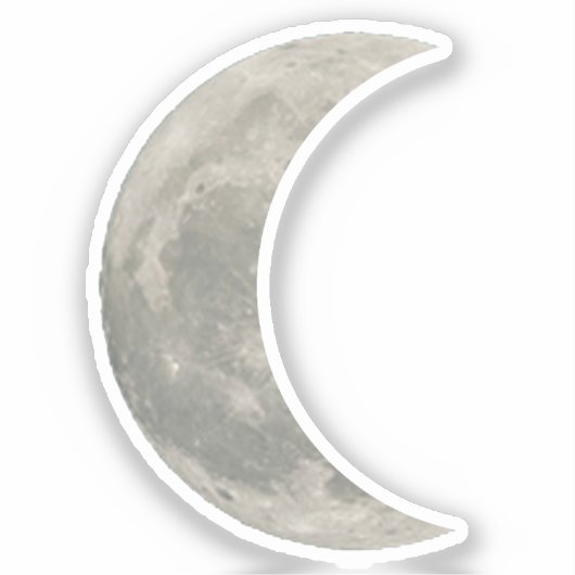 水彩ムーンアウタースペース誕生日パーティーのお気に入り シール (正面)