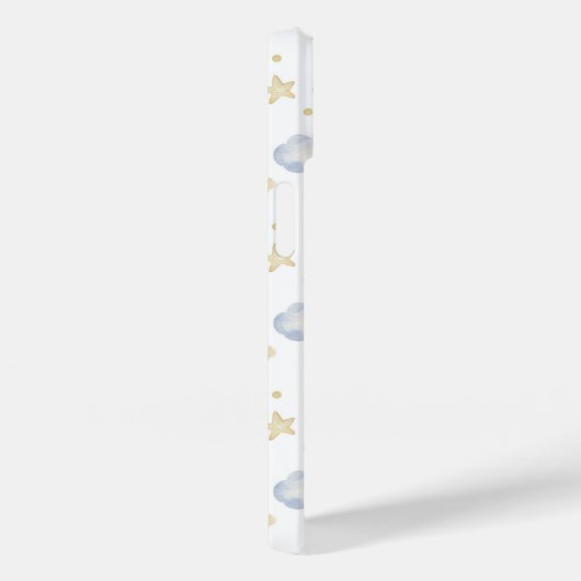 水彩ムーンスターズ&クラウドパターン Case-Mate iPhoneケース (裏面 / 右)