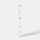 水彩ムーンスターズ&クラウドパターン iPhoneケース (左側面)