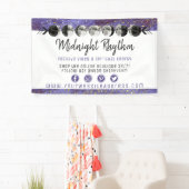 水彩ムーンズルナースサイクル銀河系スカイエネルギー 横断幕 (インサイチュ)