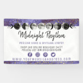 水彩ムーンズルナースサイクル銀河系スカイエネルギー 横断幕 (横)