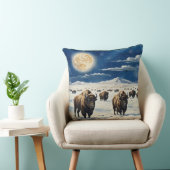 水彩ムーンライトバイソン クッション (椅子)