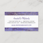 水彩ムーンルナースサイクルナイトスカイエネルギー基本 名刺 (裏面)