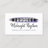 水彩ムーンルナースサイクルナイトスカイエネルギー基本 名刺 (正面)