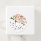 水彩メイブ花赤ちゃんシャワーありがとう フェイバータグ (インサイチュ)