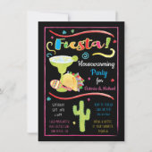 水彩メキシカンフィエスタ新築パーティー 招待状 (正面)