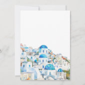 水彩メディテレーニアンスタイルの結婚式 招待状 (裏面)