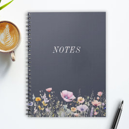 水彩メドウワイルドフラワーノート ノートブック