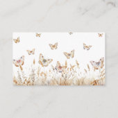 水彩メドウ蝶エンクロージャカード エンクロージャーカード (裏面)