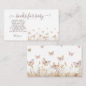 水彩メドウ蝶エンクロージャカード エンクロージャーカード (正面/裏面)