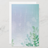 水彩メドウ 便箋 (正面/裏面)