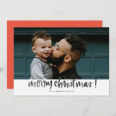 水彩メリークリスマスカード シーズンカード (正面/裏面)