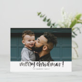 水彩メリークリスマスカード シーズンカード (スタンド正面)