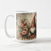 水彩メリークリスマスグノーム コーヒーマグカップ (左)