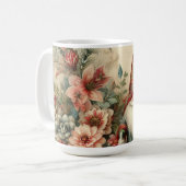 水彩メリークリスマスグノーム コーヒーマグカップ (正面左)