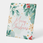 水彩メリークリスマスペデスタルサイン – 離れ 台座サイン (正面)