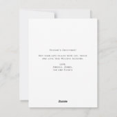 水彩メリークリスマス書道2枚写真 シーズンカード (裏面)