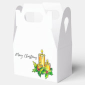 水彩メリークリスマス フェイバーボックス (オープン)