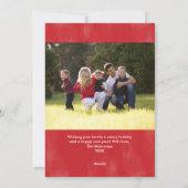 水彩メリークリスマス |ホリデーカード シーズンカード (裏面)