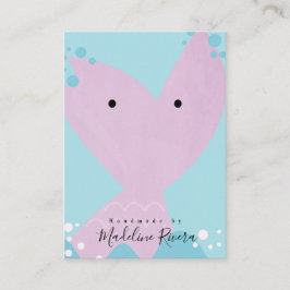 水彩メルメイド職人イヤリングディスプレイカード コーリングカード