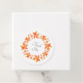 水彩メープル葉リース フェイバータグ (インサイチュ)