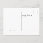 水彩メールボックス引っ越しましたの移動 案内ポストカード (裏面)