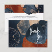 水彩モダンアブストラクト ミツヴァー 感謝 (正面/裏面)