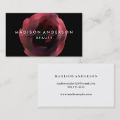 水彩モダンシンプルクラシック金ゴールド美しい 名刺 (正面/裏面)