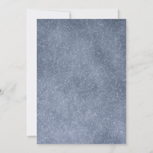 水彩モダンティール(緑がかった色)フローラ結婚ズ 招待状 (裏面)