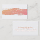 水彩モダンブラシストローク 名刺 (正面/裏面)