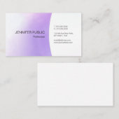 水彩モダンプロフェッショナルシンプルテンプレート 名刺 (正面/裏面)