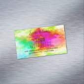 水彩モダンヨガ マグネット名刺 (インサイチュ)