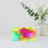 水彩モダンヨガ 名刺 (スタンド正面)