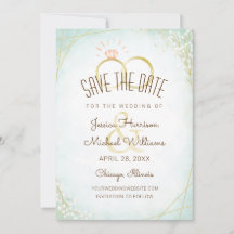 水彩モダンリングや輪小枝開花ティール（緑がかった色）幾何学的