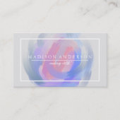 水彩モダン美しいシンプル業クラシック務 名刺 (正面)